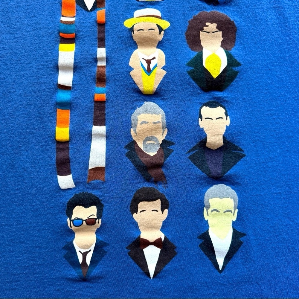 DOCTOR WHO All Doctors Graphic Tee – Size 2XL - Picture 4 of 8